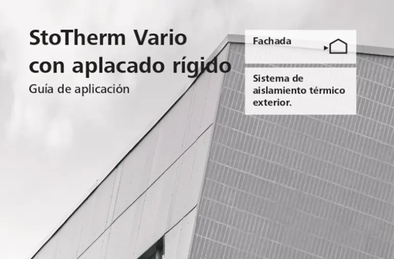 StoTherm Vario con aplacado rígido