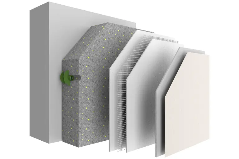 SATE: composição do StoTherm AimS® com todas as suas camadas