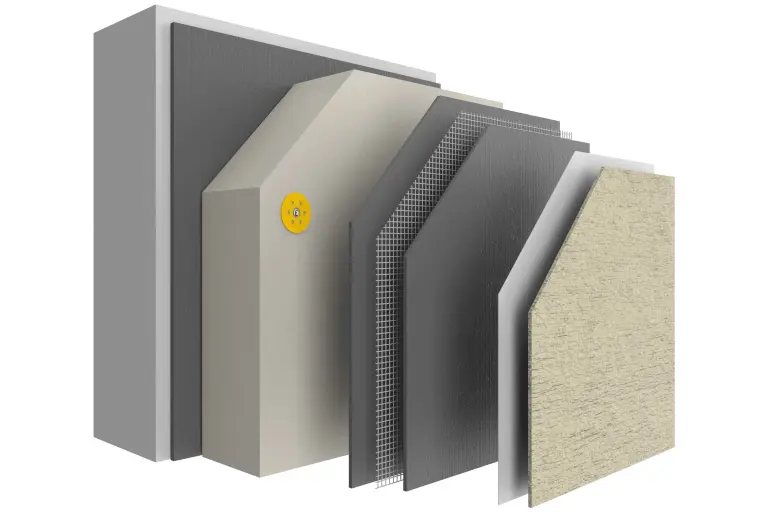 Composição do sistema SATE: StoTherm Classic® com todas as suas camadas