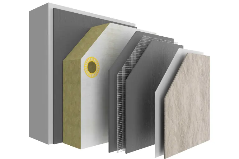 SATE StoTherm Mineral: composición del sistema con todas sus capas