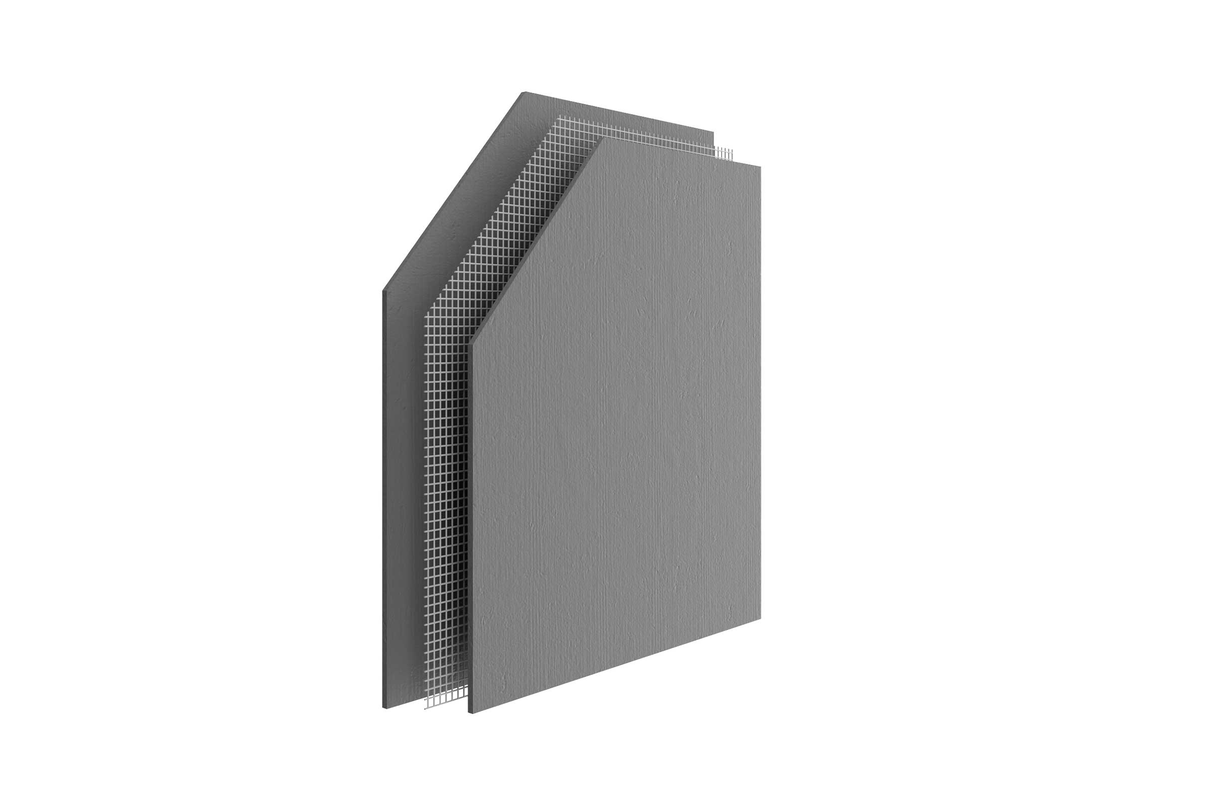 Estrutura do ETICS com camada de reforço, utilizando o ETICS StoTherm Mineral como exemplo
