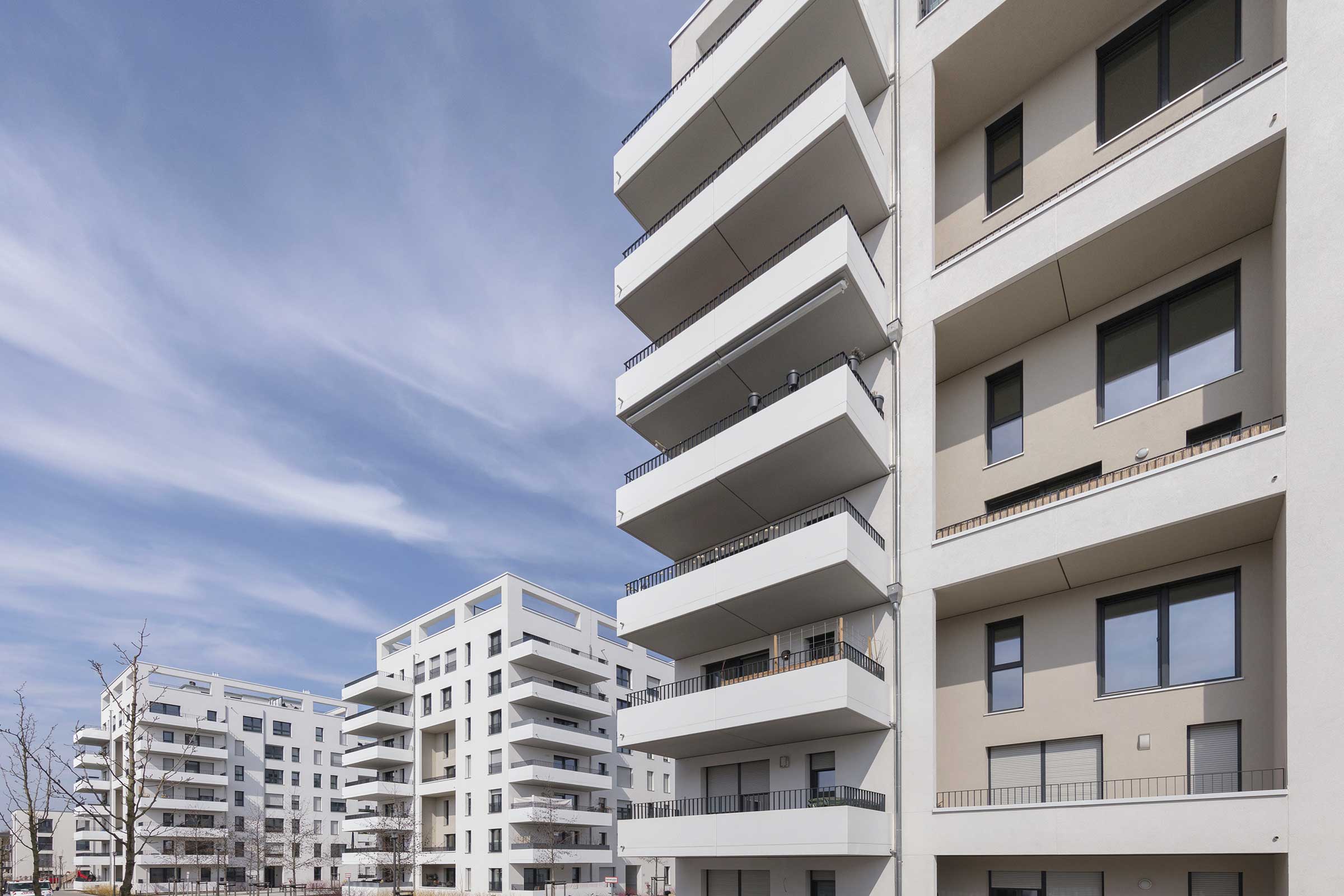 ETICS: Sistema StoTherm Resol em edifícios residenciais de grande altura em Regensburg