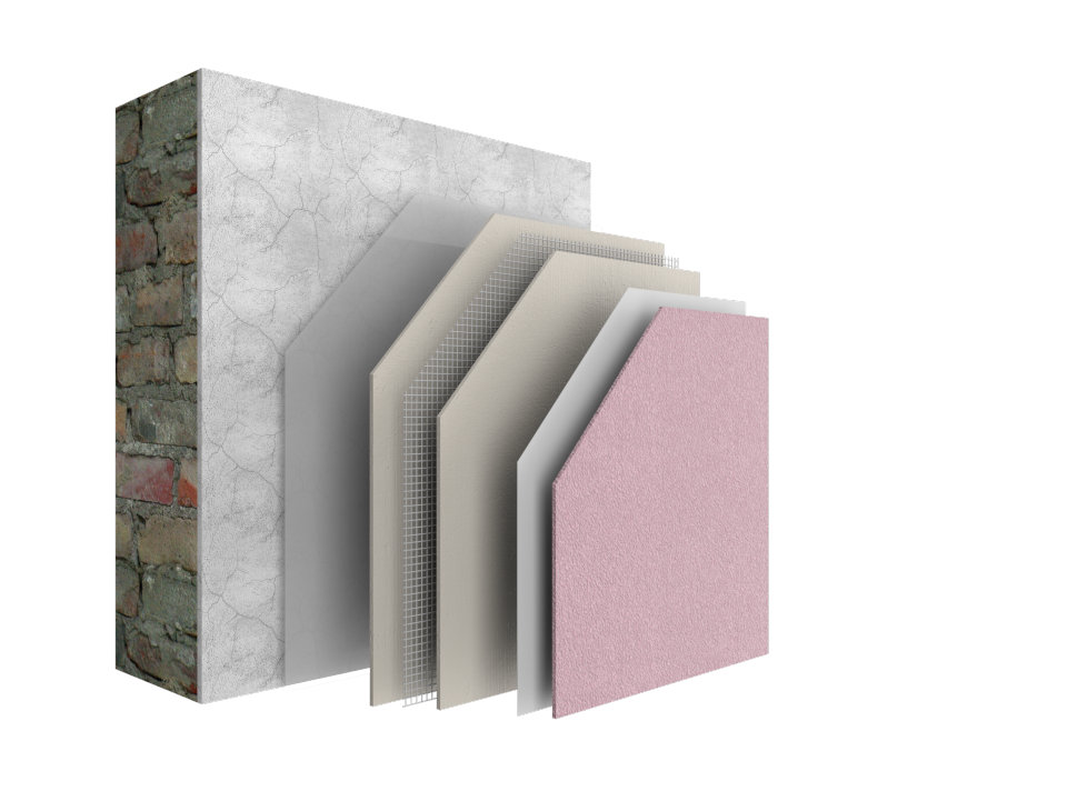 Sto-Sistema de reparación de grietas con revestimiento de revoco